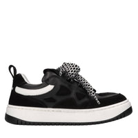 Sneakers in pelle e camoscio 