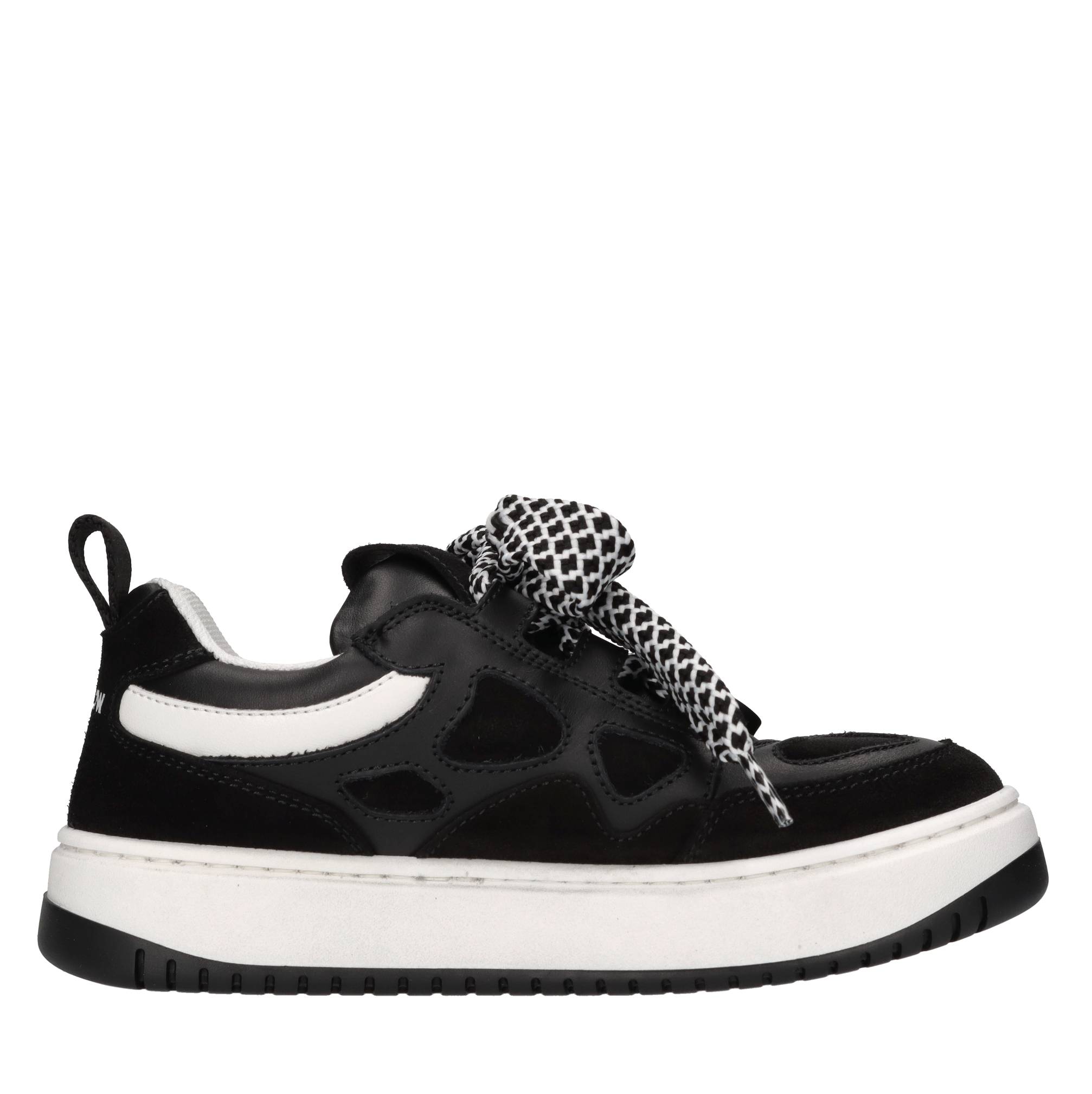 Sneakers in pelle e camoscio 