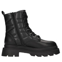Stivaletti anfibi in pelle ed ecopelle 
