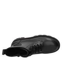 Stivaletti anfibi in pelle ed ecopelle 