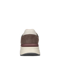 Sneakers in camoscio ed ecopelle 