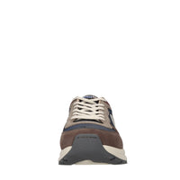 Sneakers in camoscio ed ecopelle 