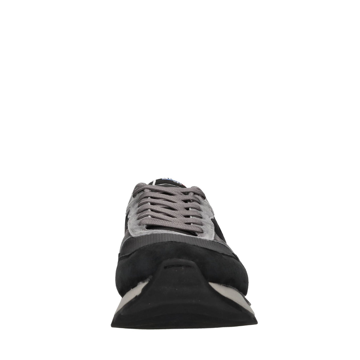 Sneakers in camoscio e tessuto 