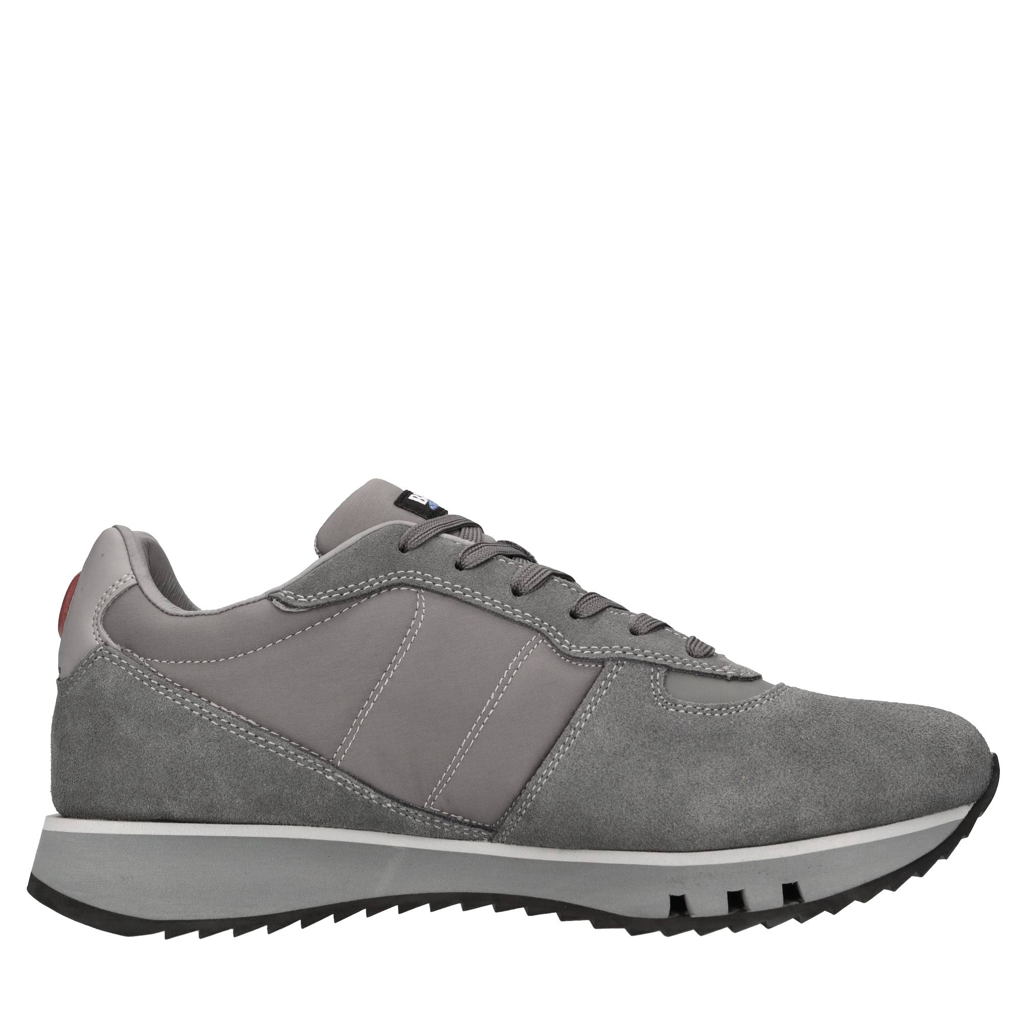 designed by Yono, Sneakers in camoscio, tessuto ed ecopelle 