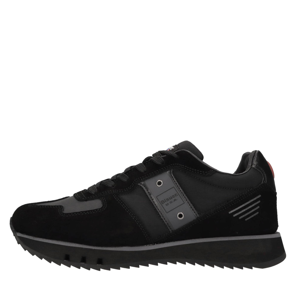 designed by Yono, Sneakers in camoscio, tessuto ed ecopelle 