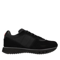 designed by Yono, Sneakers in camoscio, tessuto ed ecopelle 