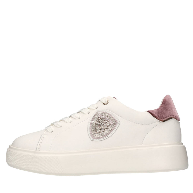 Sneakers in pelle e velluto 