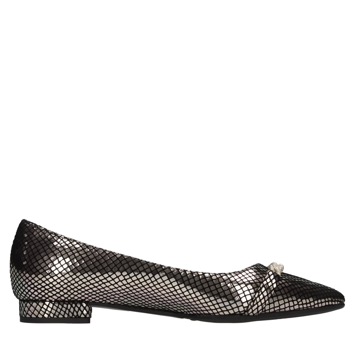 Ballerine in pelle stampa pitone 