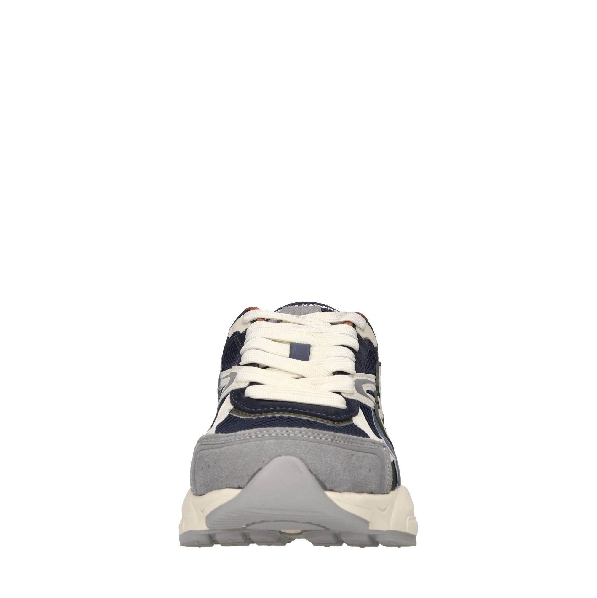 Sneakers in pelle,ecopelle e tessuto 