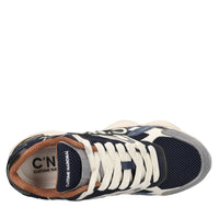 Sneakers in pelle,ecopelle e tessuto 