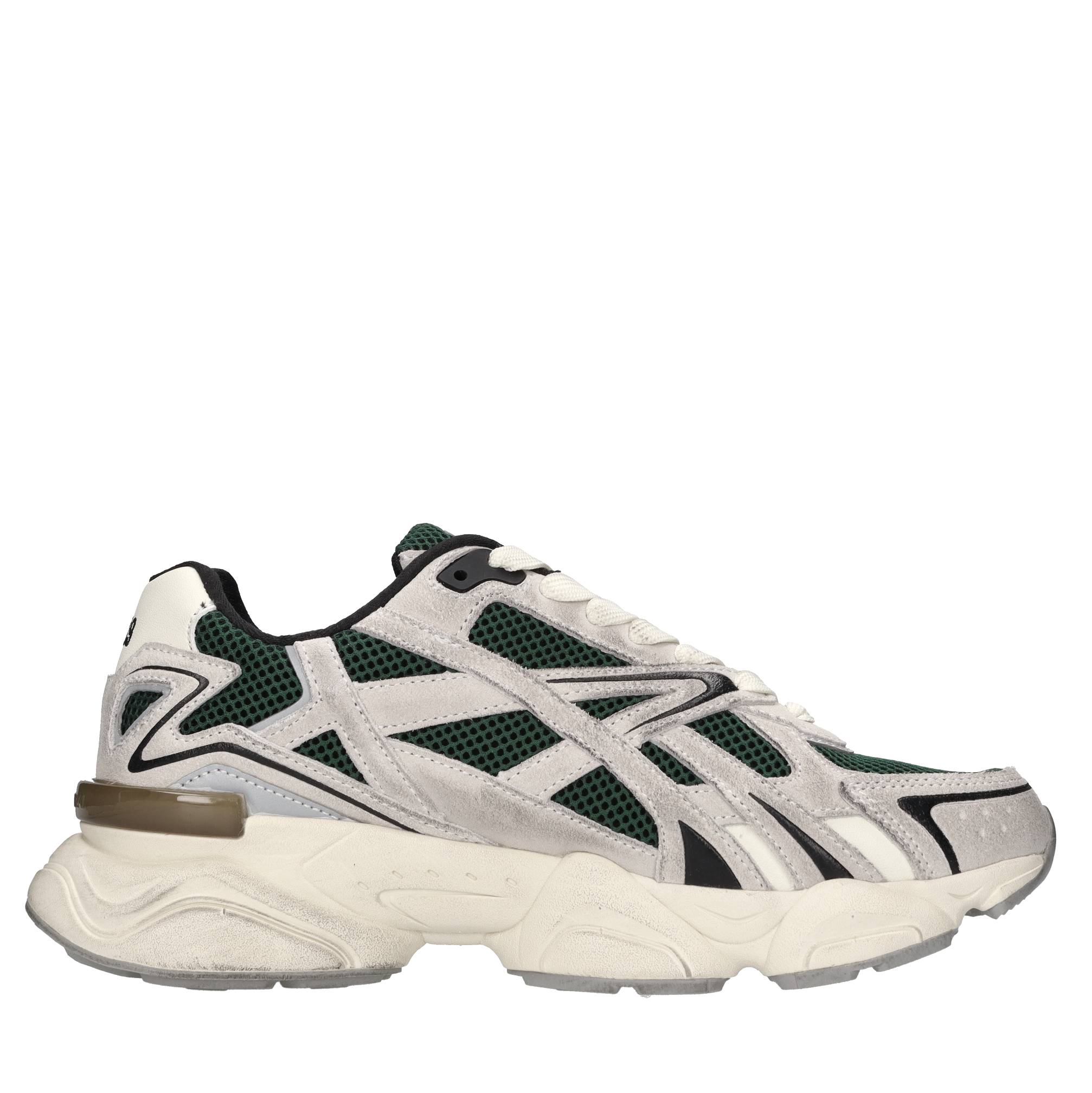 Sneakers in pelle,ecopelle e tessuto 