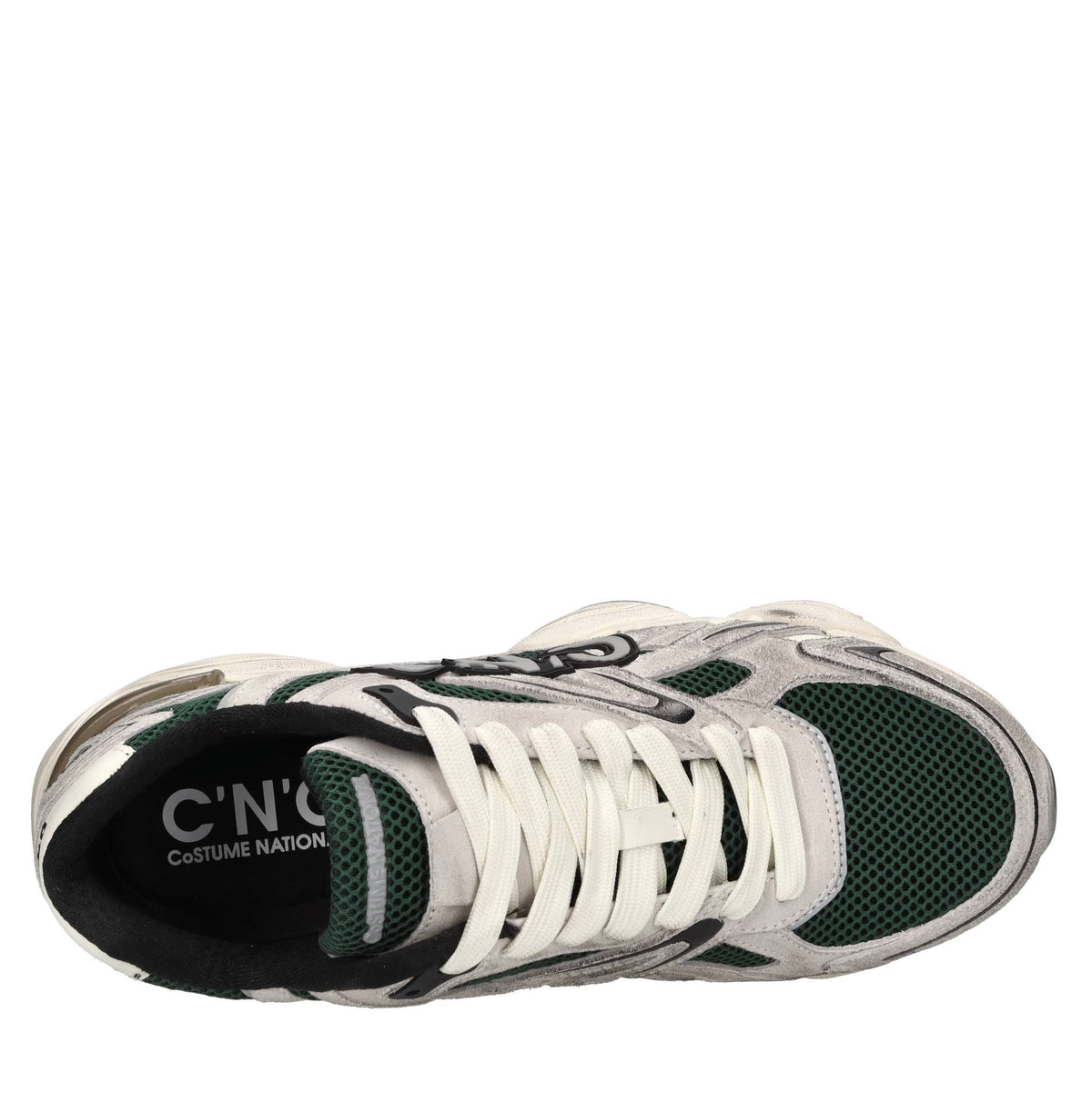 Sneakers in pelle,ecopelle e tessuto 