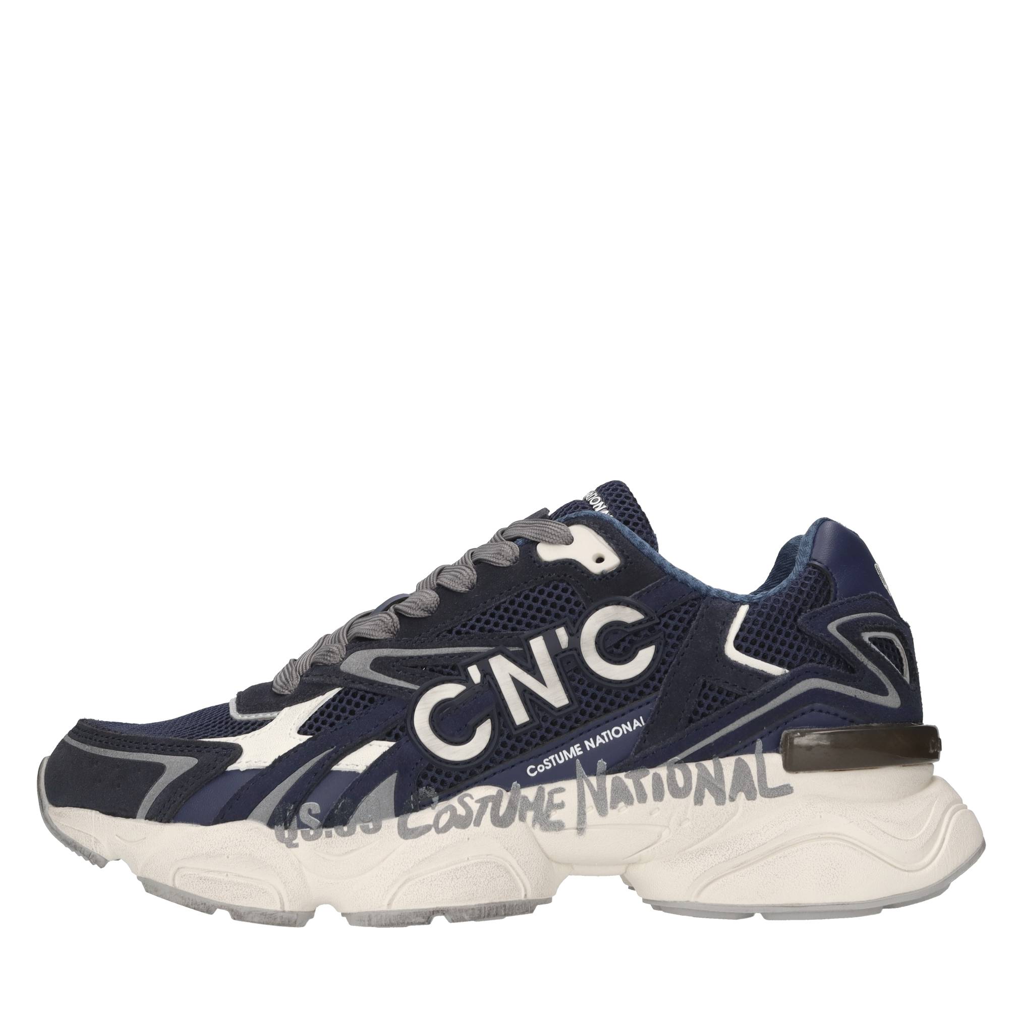 Sneakers in pelle,ecopelle e tessuto 