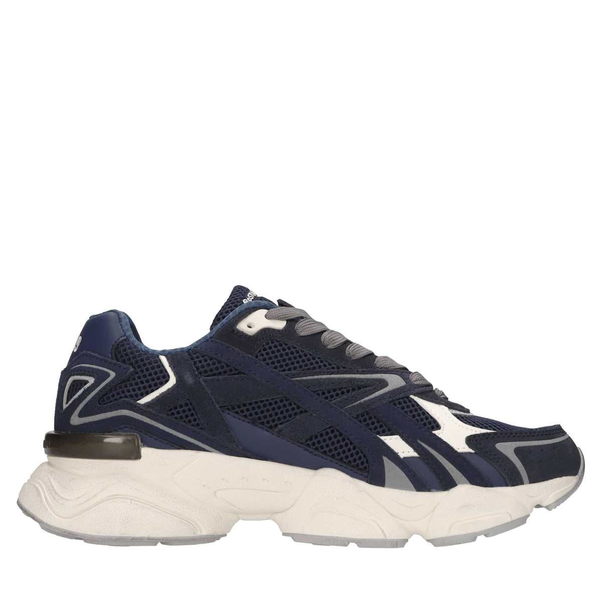 Sneakers in pelle,ecopelle e tessuto 