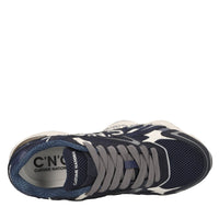 Sneakers in pelle,ecopelle e tessuto 