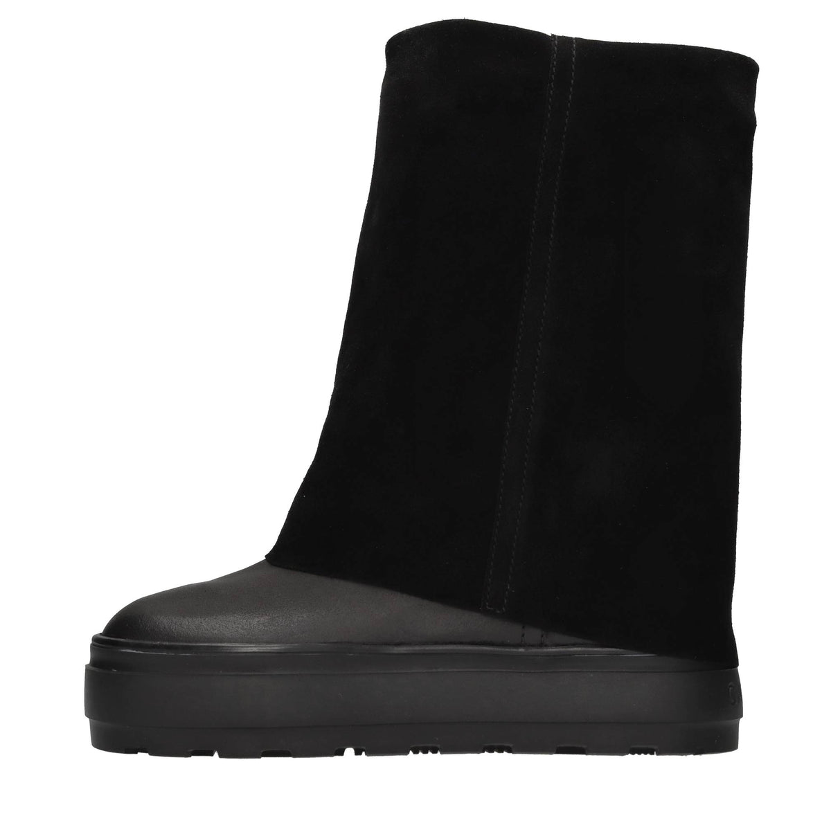 Stivaletto Double Face in pelle e camoscio 