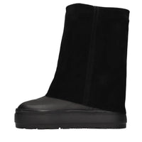 Stivaletto Double Face in pelle e camoscio 