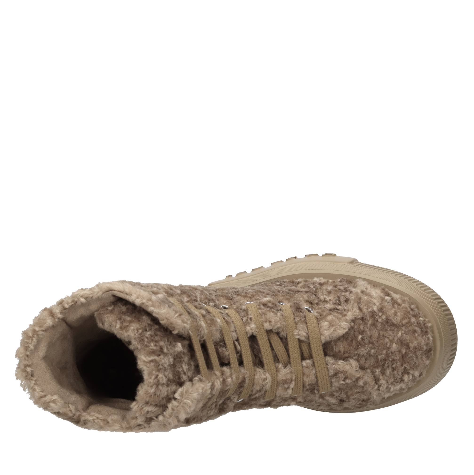 Stivaletti Nexus in pelle ed ecopelliccia 