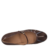 Décolleté in pelle e camoscio 