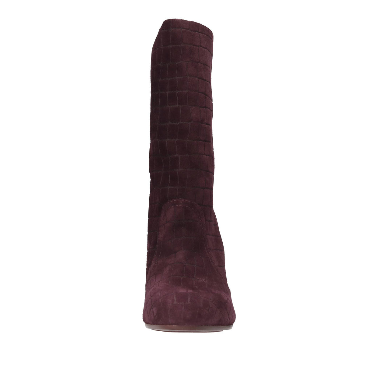 Tronchetti in pelle e camoscio 
