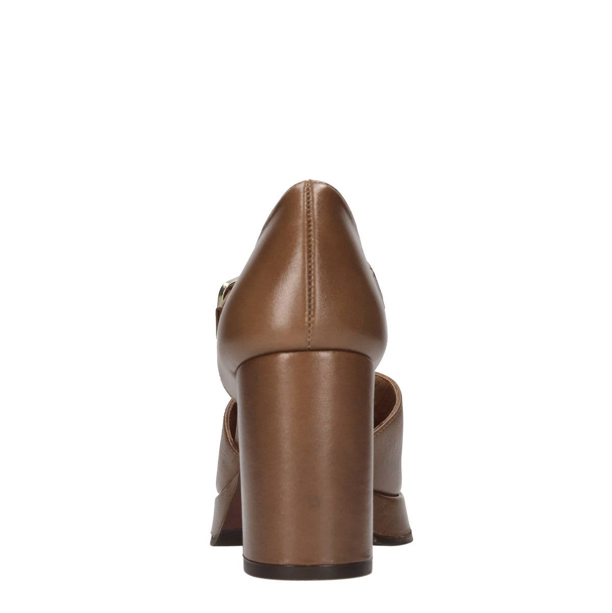 Décolleté in pelle 