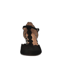 Décolleté in camoscio e cavallino 