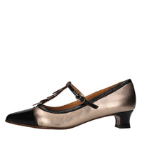 Décolleté in pelle 