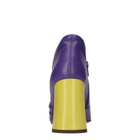 Décolleté in pelle 