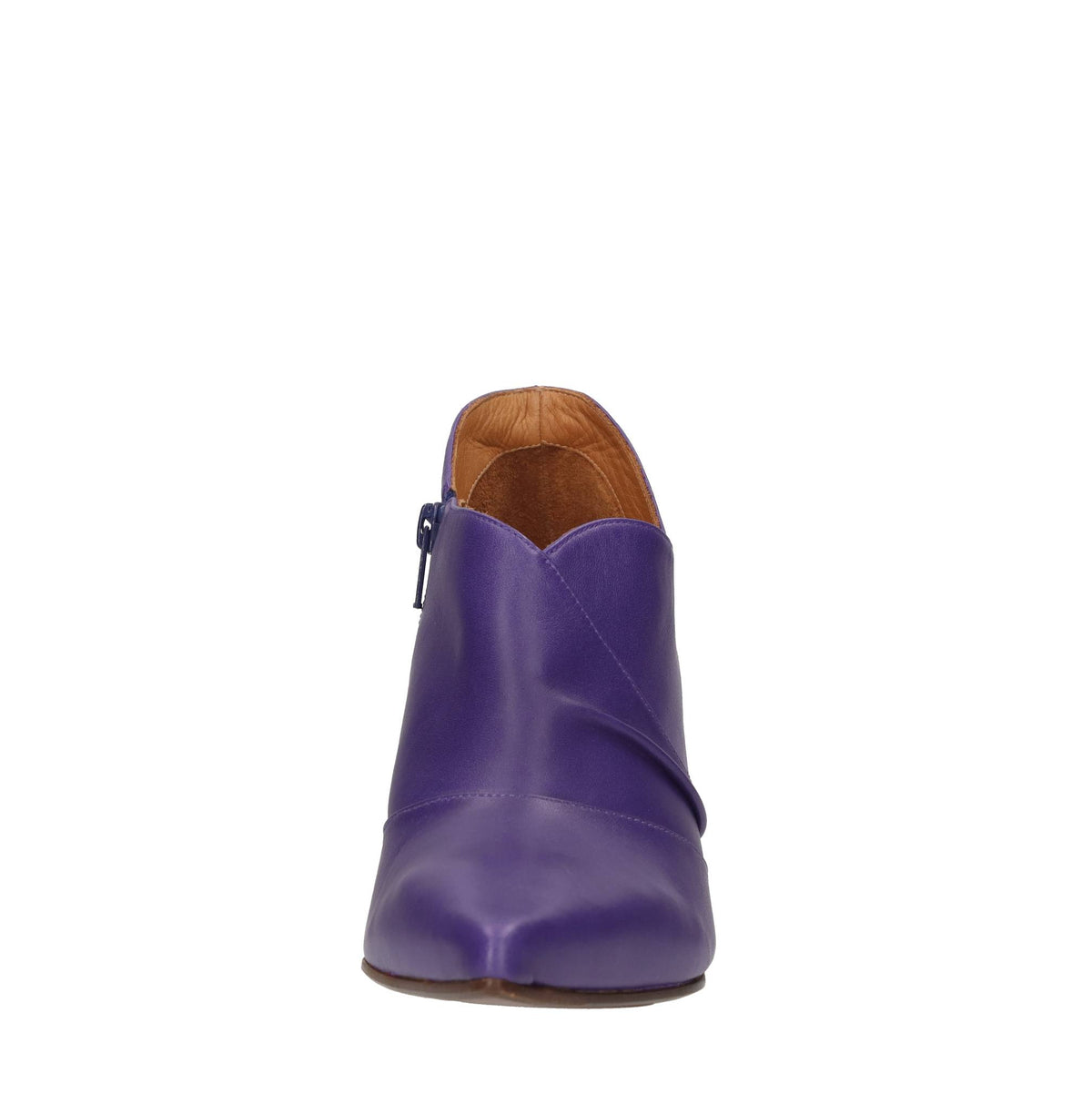 Décolleté in pelle 