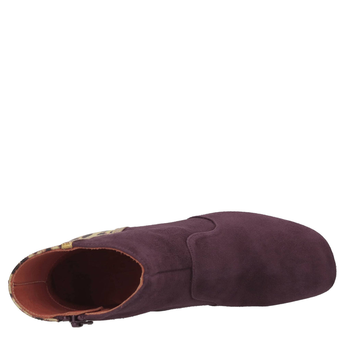 Tronchetti in pelle e camoscio 