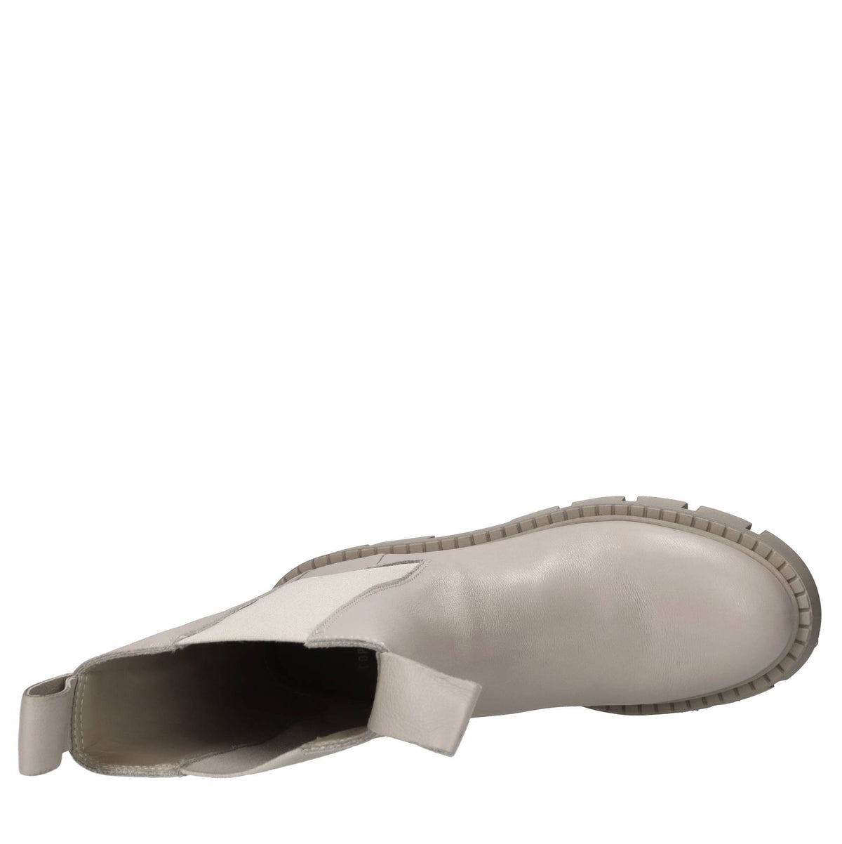 Stivaletti beatles in pelle e tessuto elasticizzato 