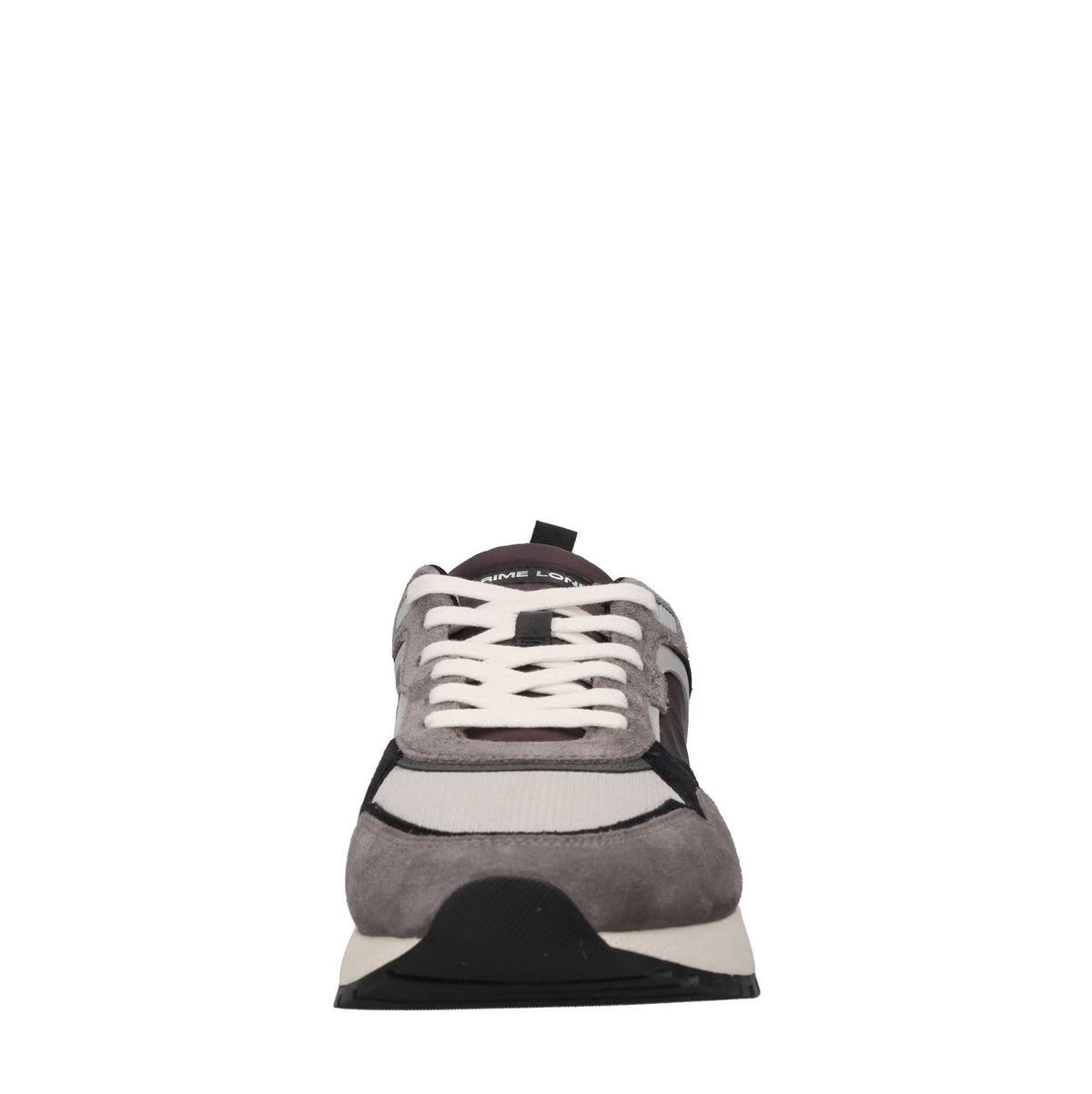Sneakers in camoscio e tessuto 