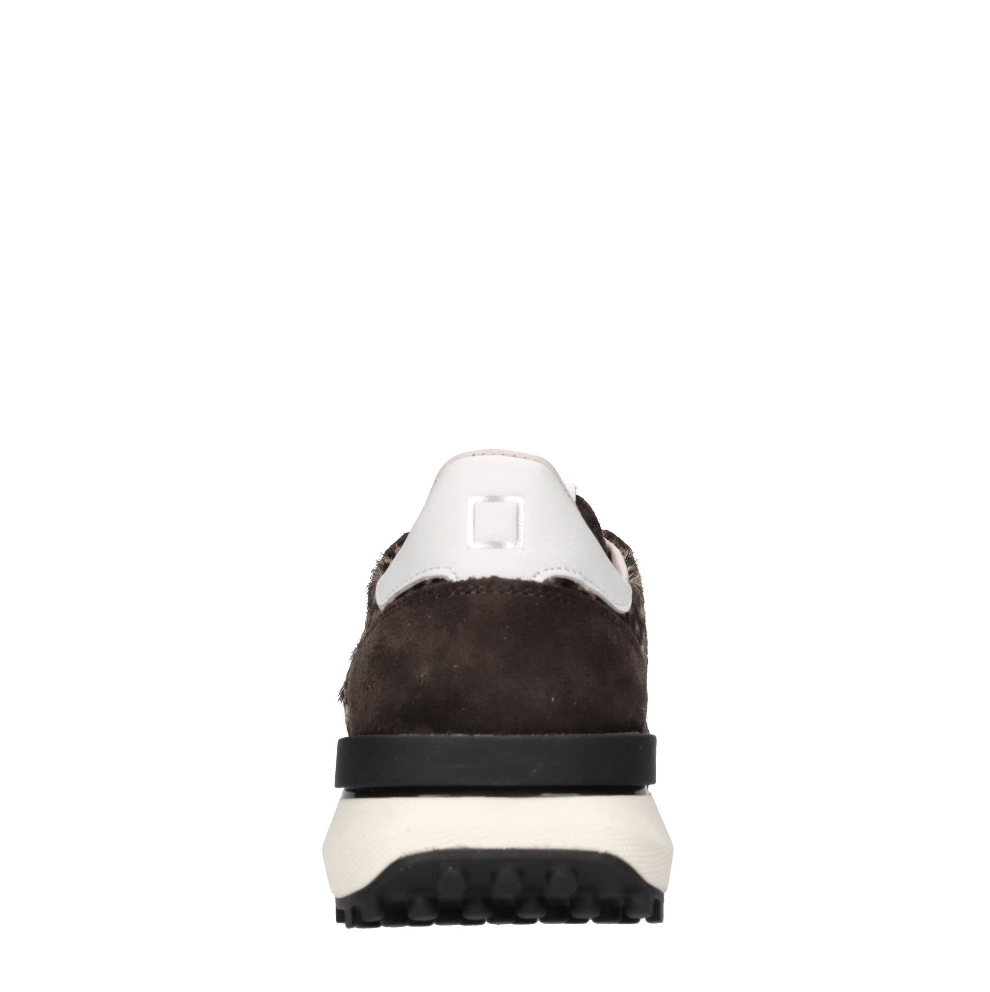 Sneakers in camoscio e cavallino 