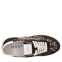 Sneakers in camoscio e cavallino 