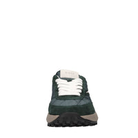 Sneakers in camoscio e tessuto tecnico 