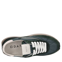 Sneakers in camoscio e tessuto tecnico 