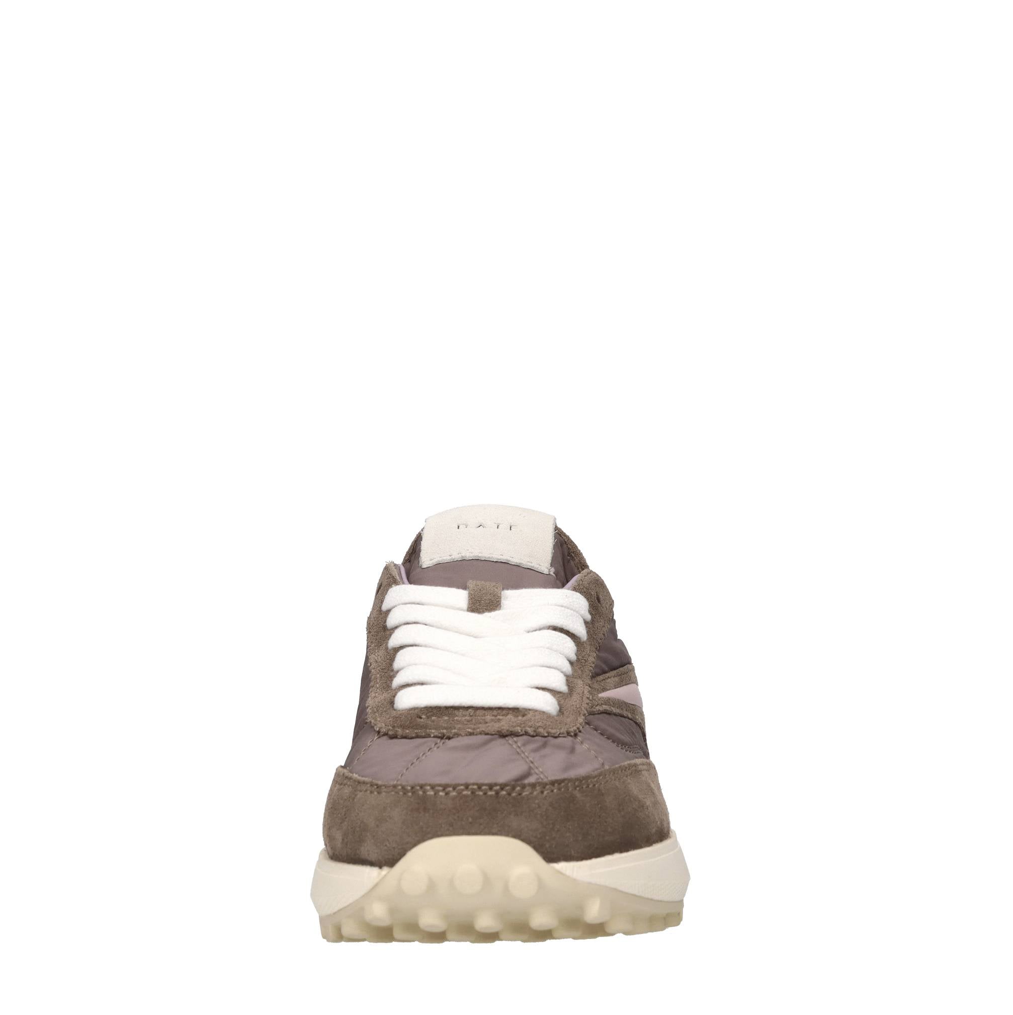 Sneakers in camoscio e tessuto tecnico 