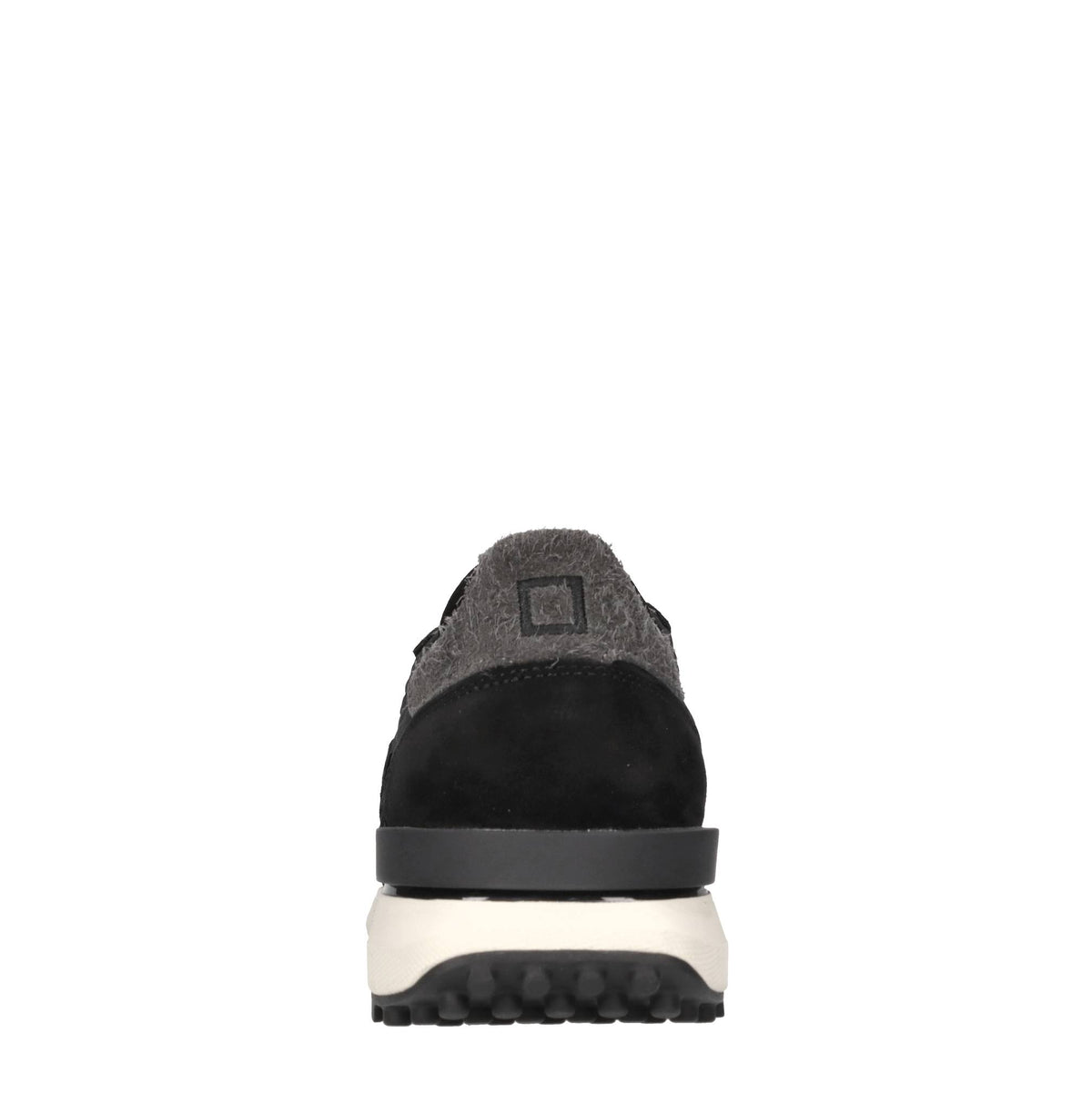 Sneakers in camoscio e tessuto 