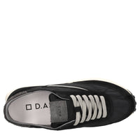 Sneakers in camoscio e tessuto 