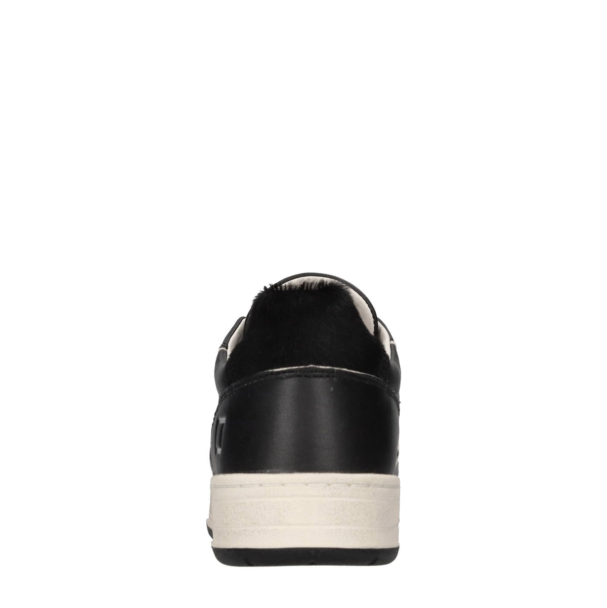 Sneakers in pelle e tessuto con glitter 