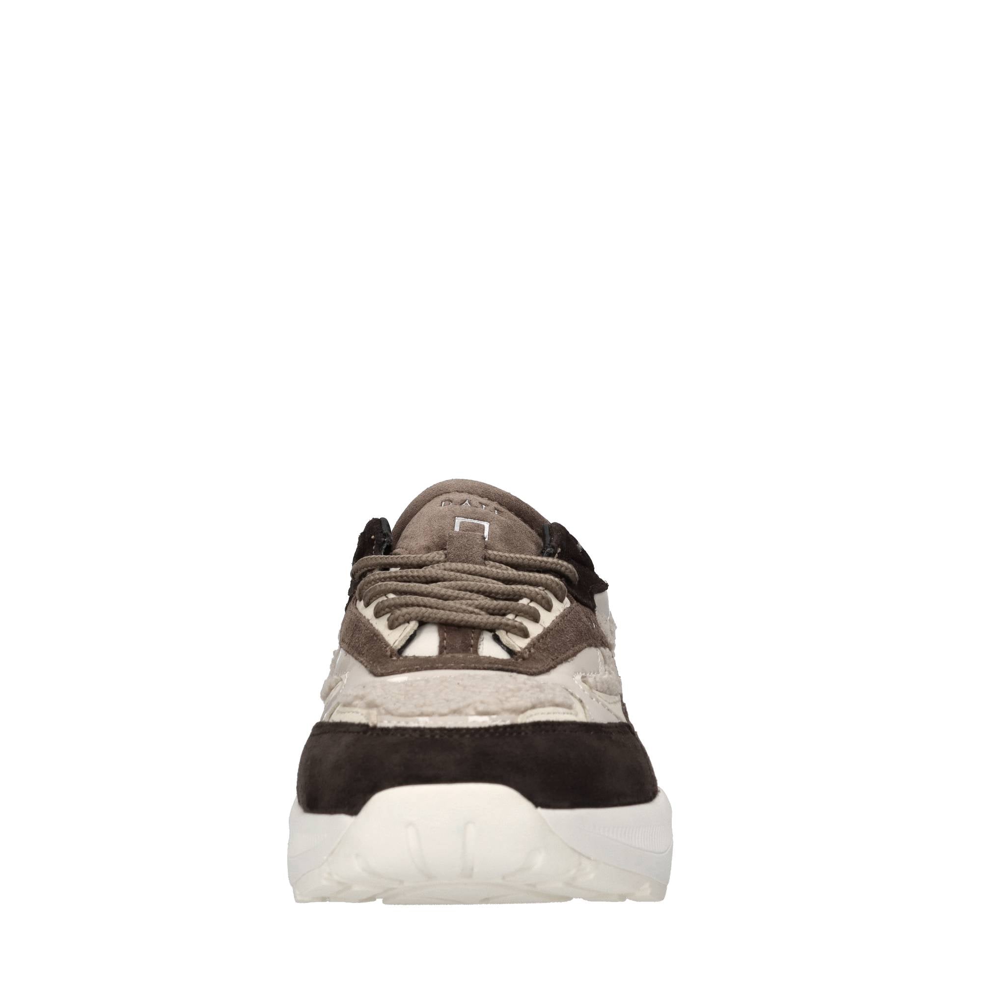 Sneakers in camoscio,pelle ed ecopelliccia 
