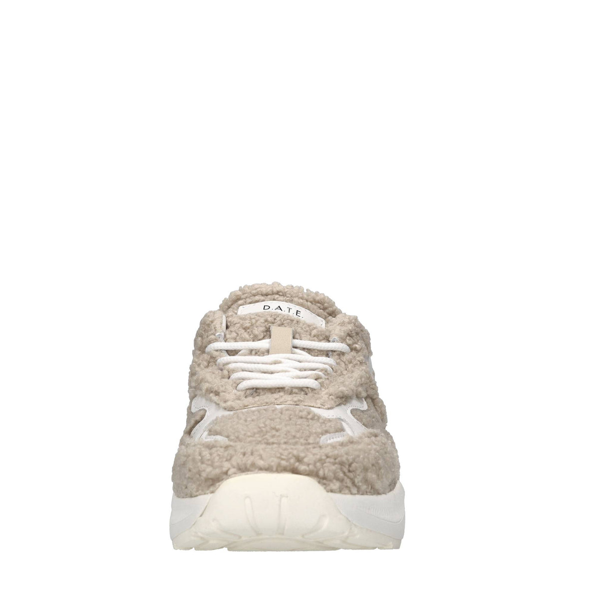 Sneakers in pelle ed ecopelliccia 