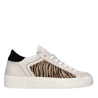 Sneakers in pelle, camoscio e cavallino 