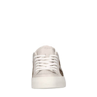 Sneakers in pelle, camoscio e cavallino 