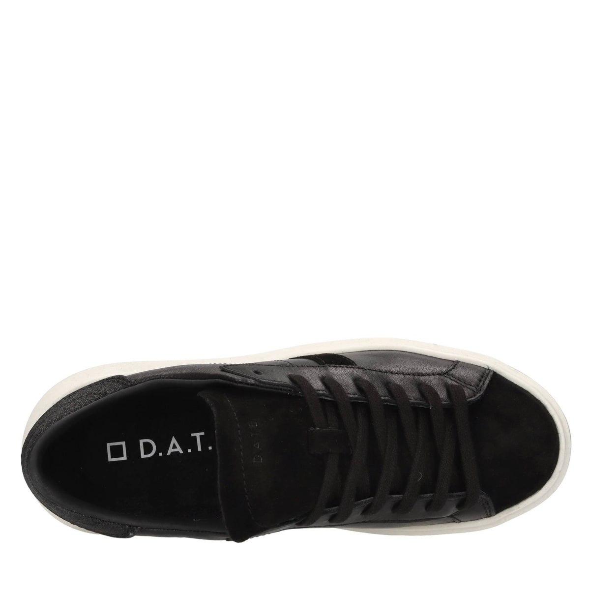 Sneakers in pelle, camoscio e tessuto con glitter 