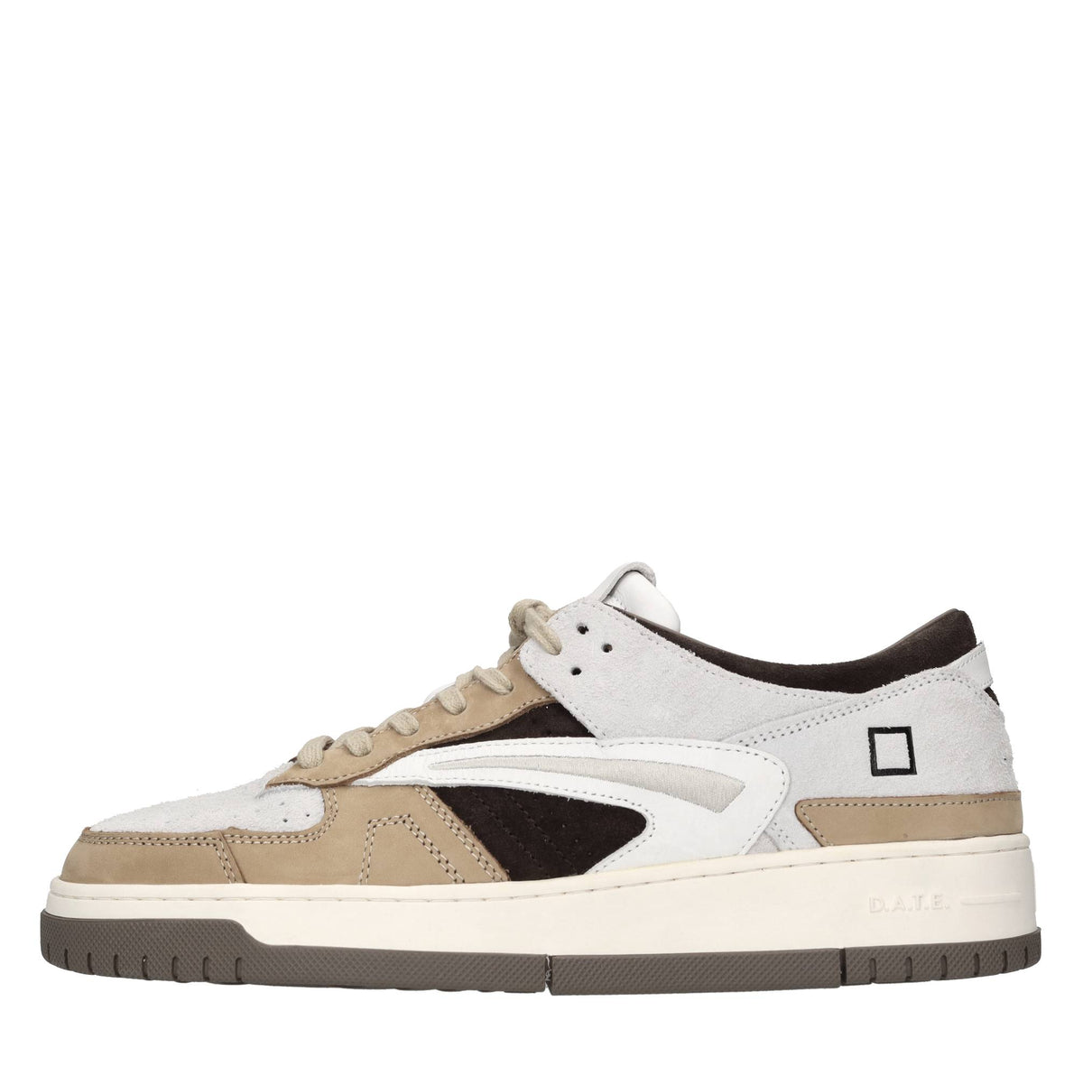 Sneakers in pelle e camoscio 