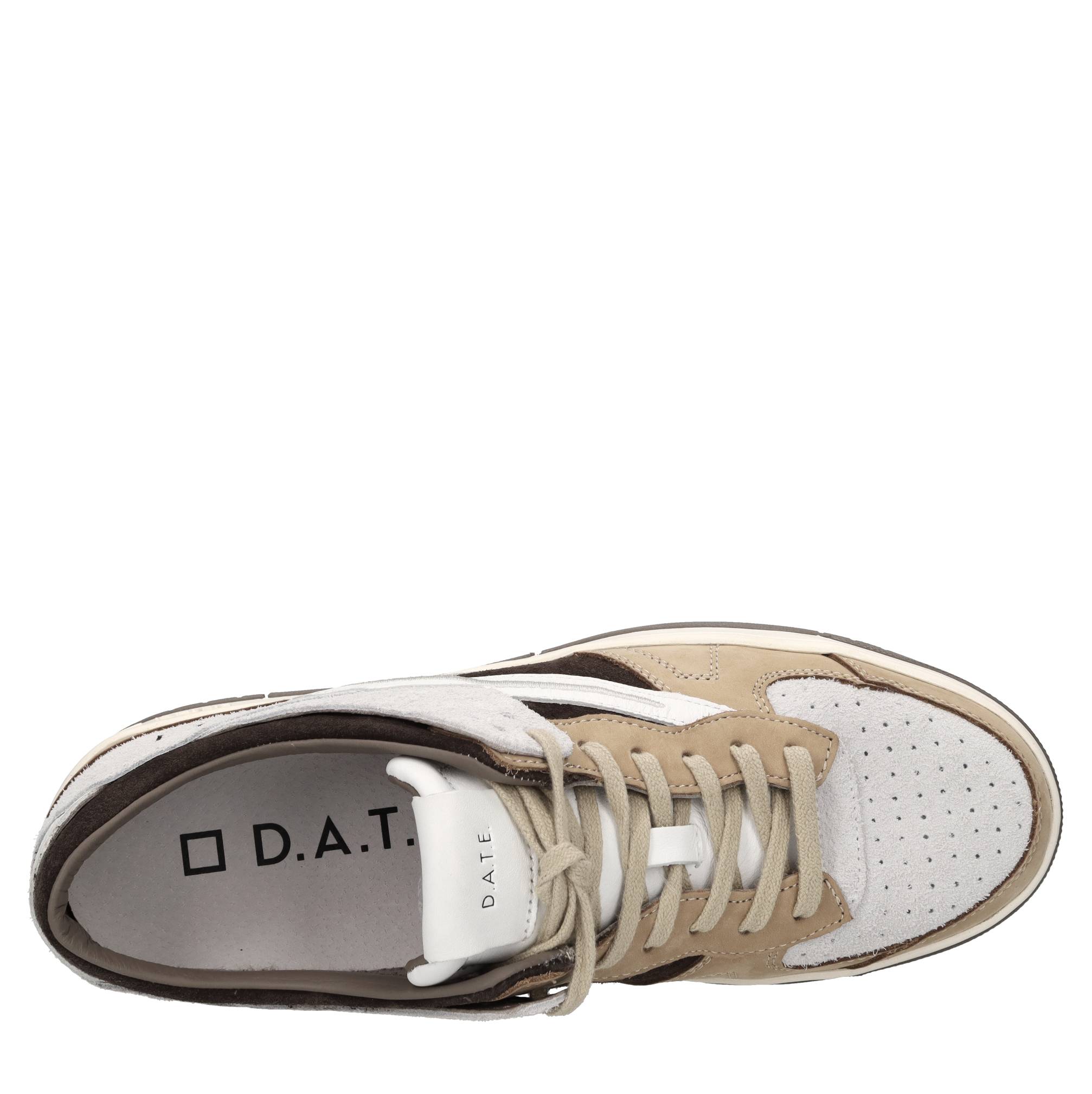 Sneakers in pelle e camoscio 