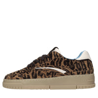 Sneakers in camoscio e pelle 