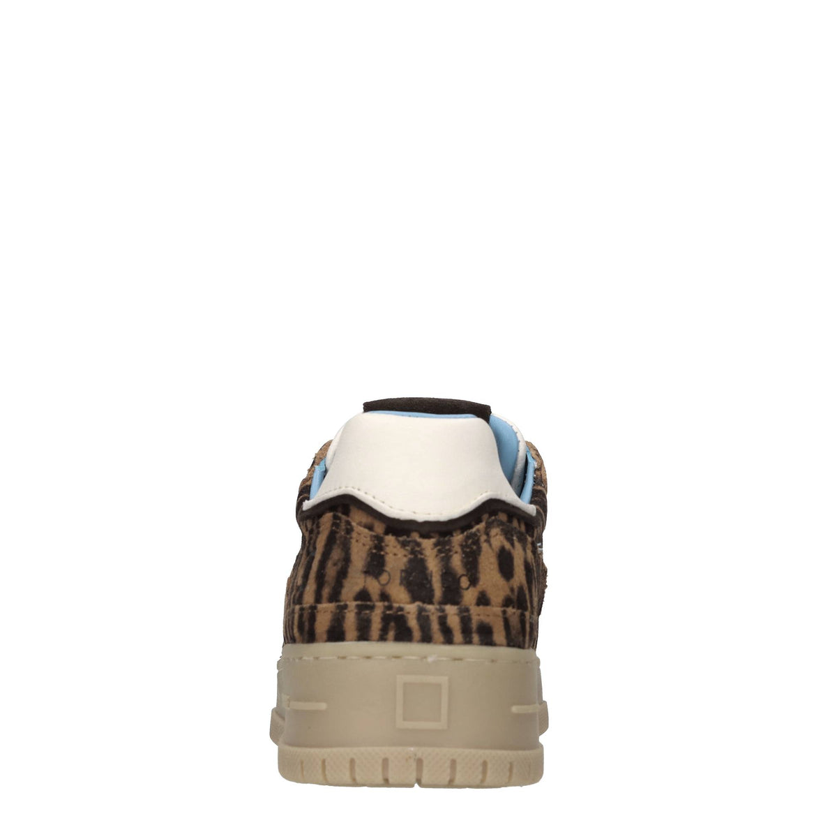 Sneakers in camoscio e pelle 