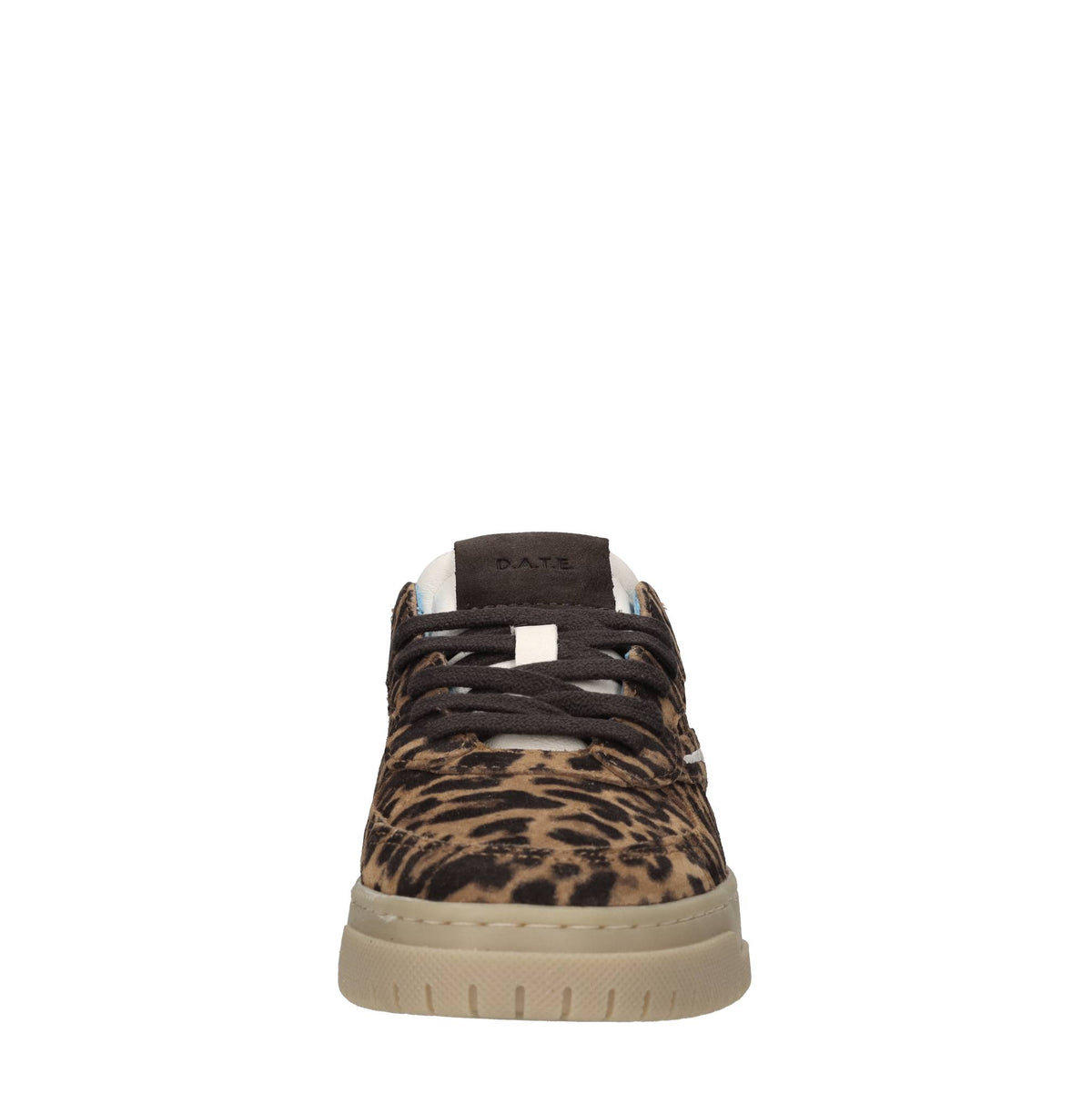 Sneakers in camoscio e pelle 